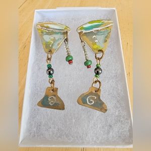 Martini earrings